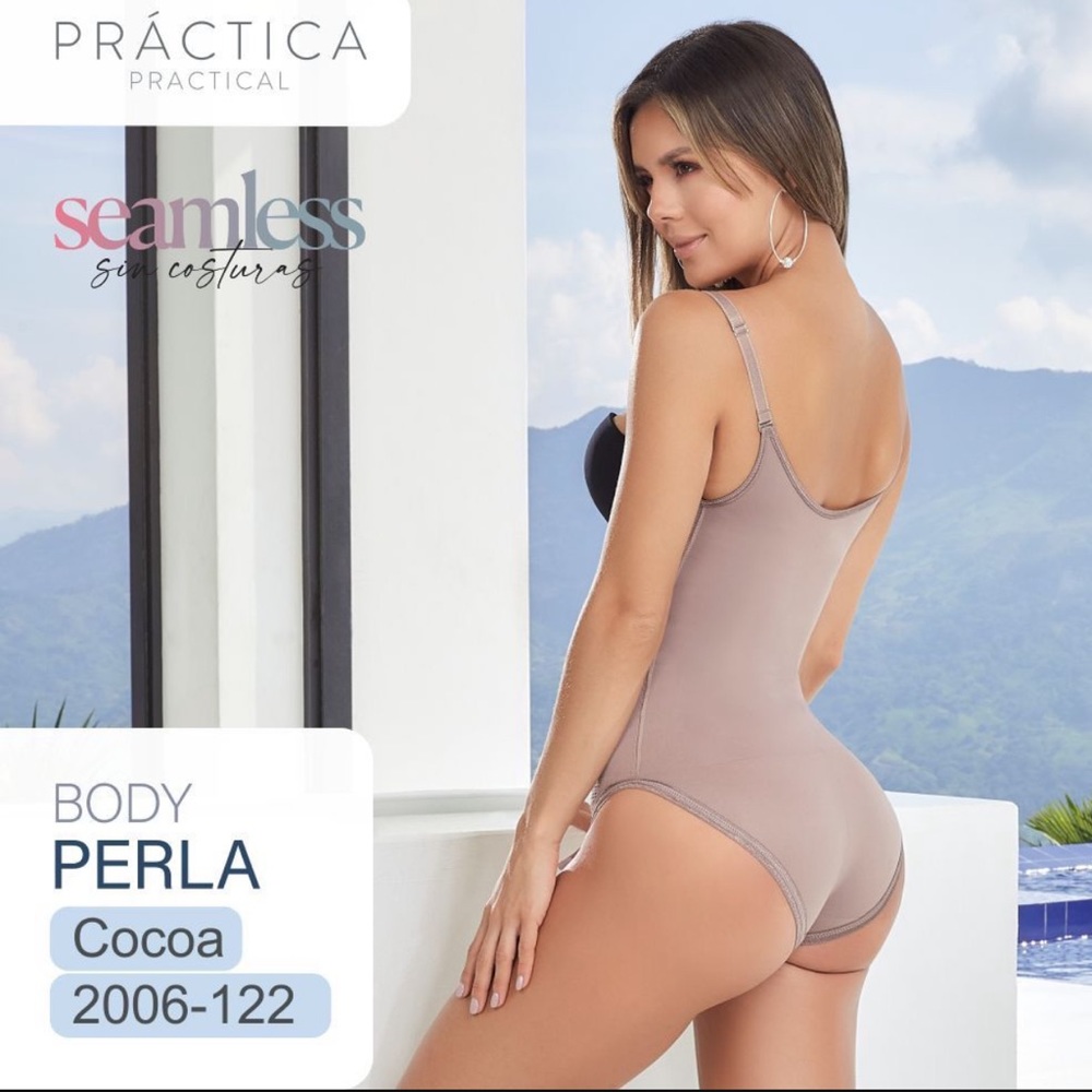 TISSINI body shaper Perla cocoa size L. 100% Colombian